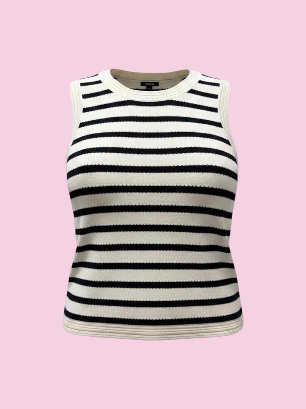 💖🎀EXPRESS🎀Striped Sleeveless Sweater🎀Coastal Chic Knit🎀NWT🎀Size L🎀💖